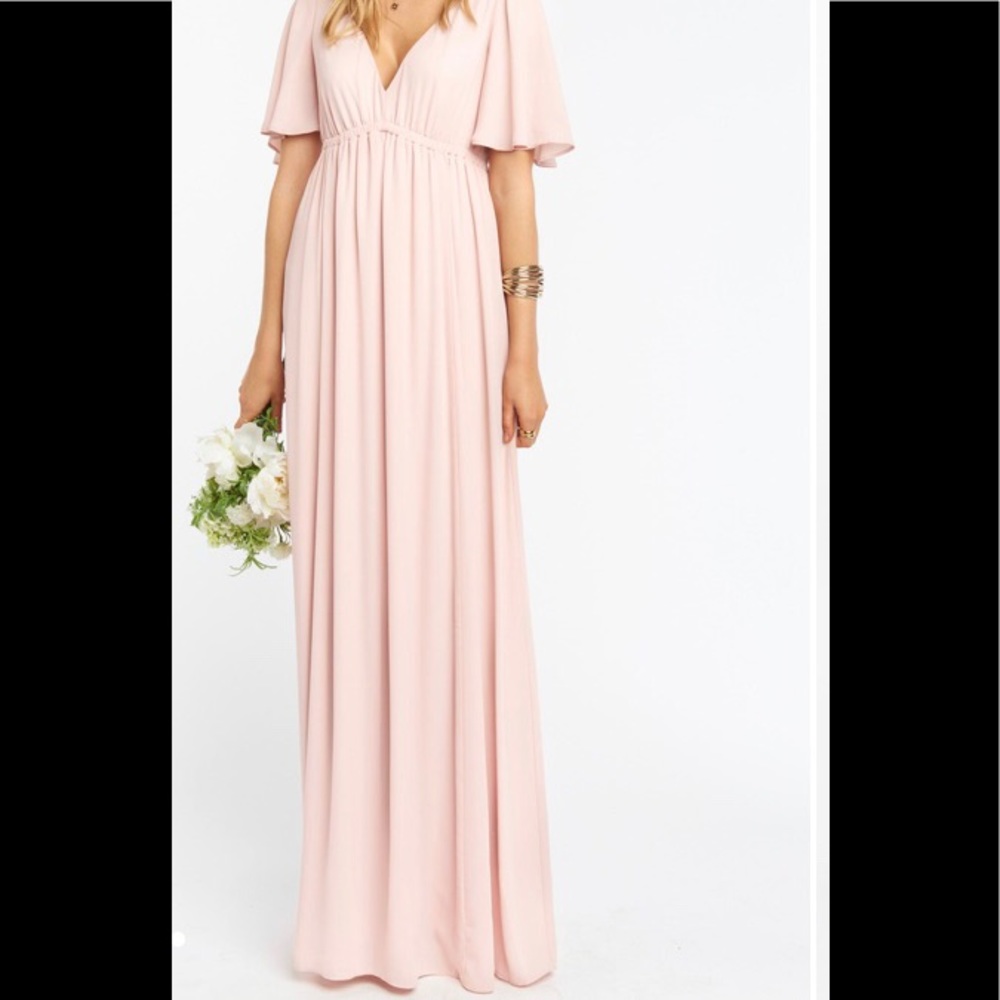 Floor length, Emily Empire Maxi Dress